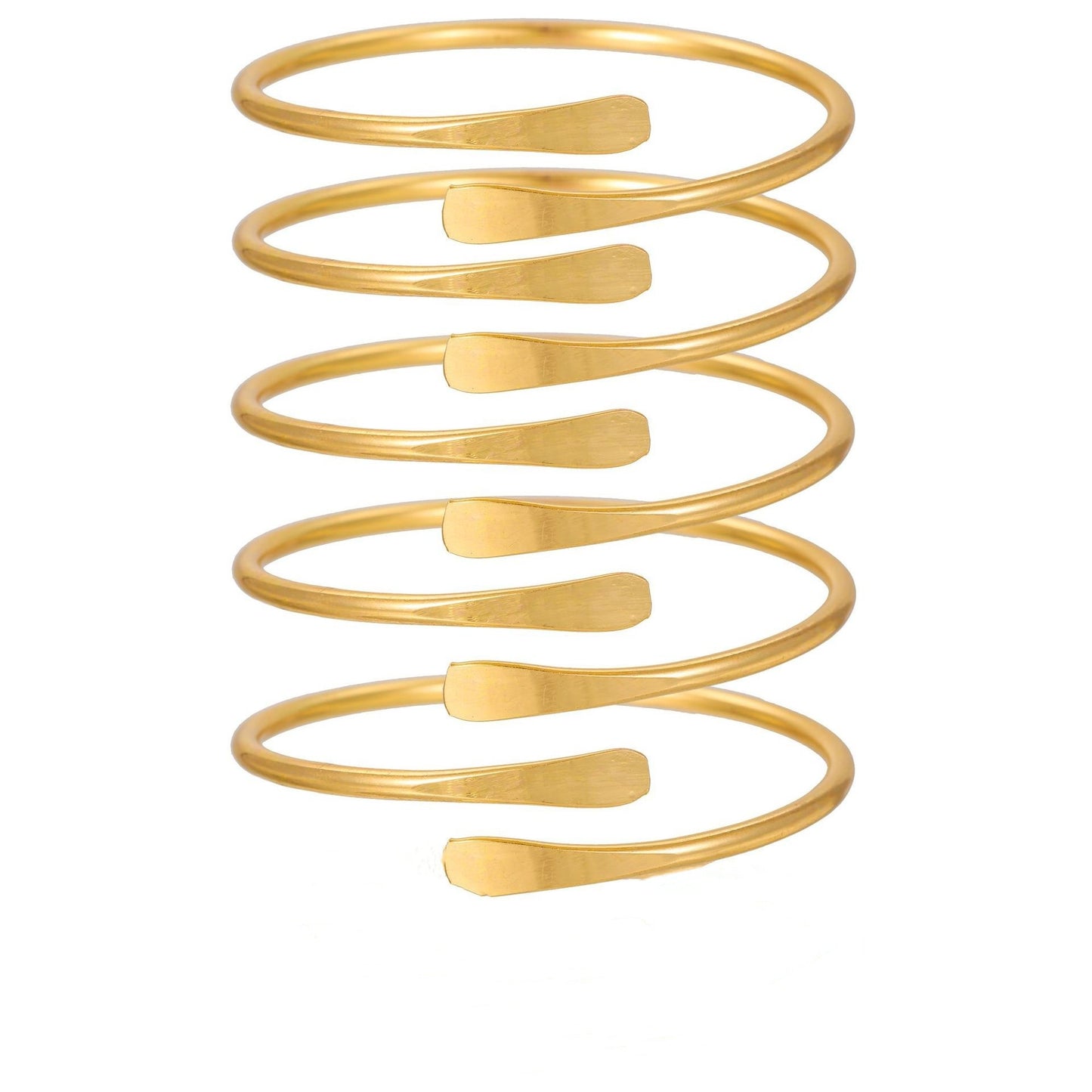 Personalized Geometric Round Iron Plated Cuff Bracelet Set for Unisex