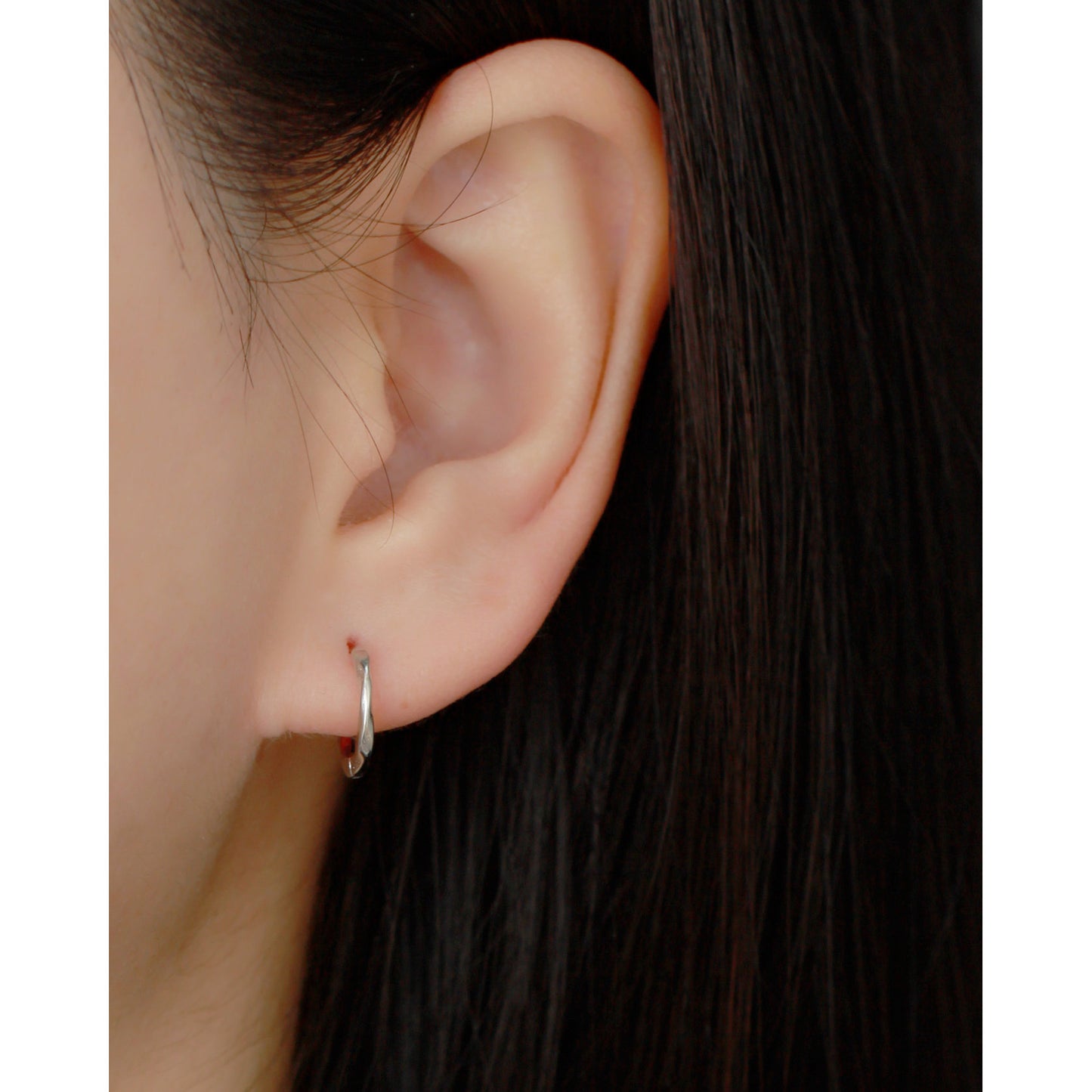 Orecchino Ear Cuff da Donna Minimalista Geometico in Argento Sterling 925 Placcato