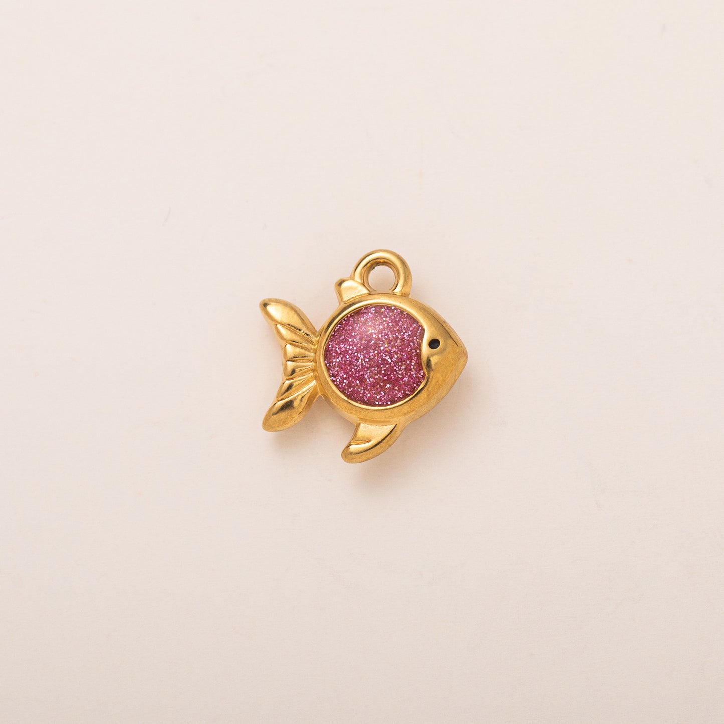 Vintage 18K Gold Plated PVD Stainless Steel Geometric Ocean Series Charm Bar