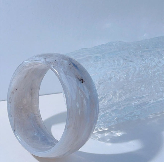 Bracciale in acrilico geometrico irregolare
