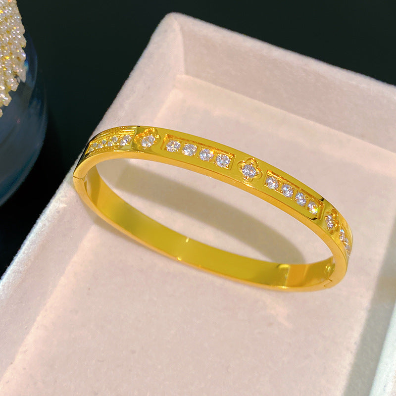 18K Gold Plated Titanium Steel Bracelet