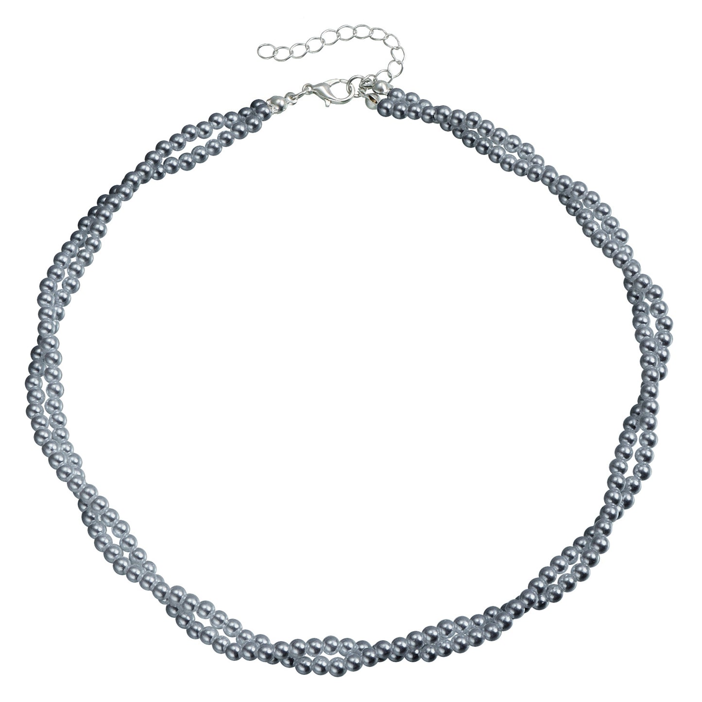 Minimalist Geometric U-Shaped Alloy Choker Necklace with Plated Finish for Women