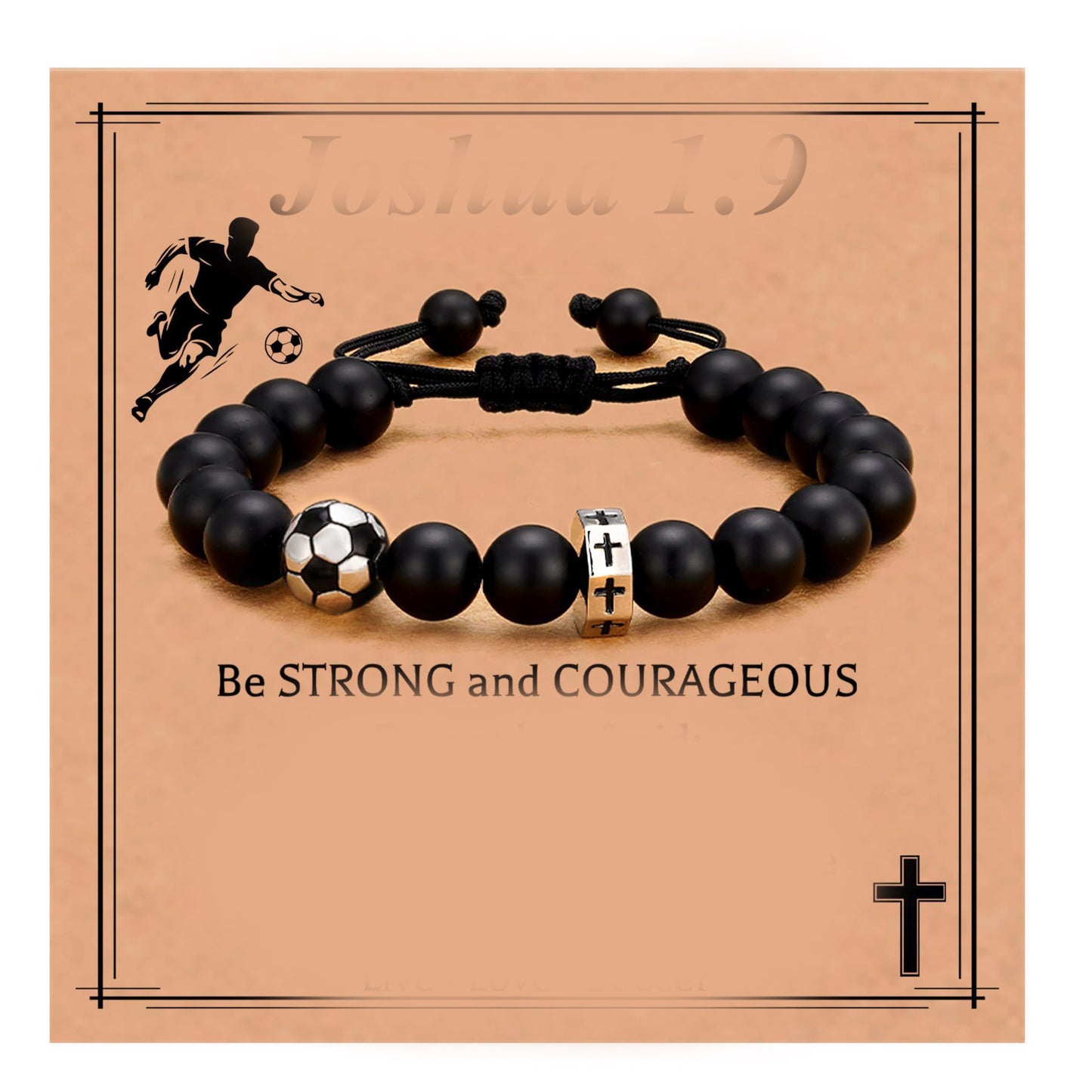 Bracciale Unisex Opaco con Corde Intrecciate a Motivo Geometrico