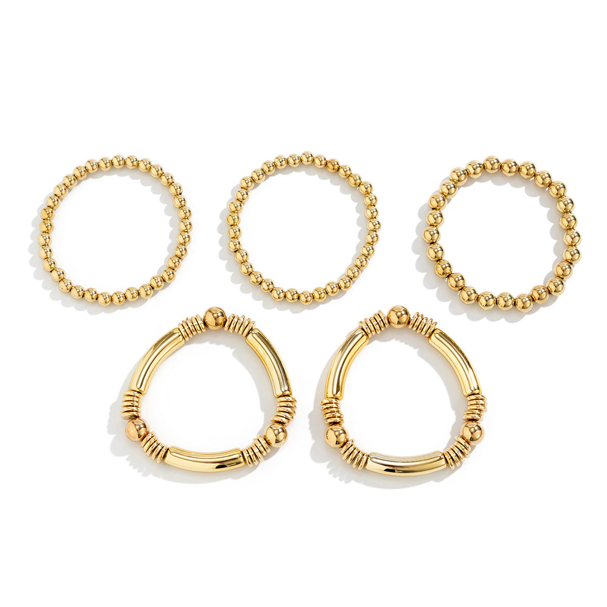 Sweet Business Heart Plated Brass Bracelet for Women