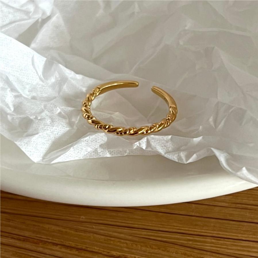 Minimalist 925 Sterling Silver Heart Geometric Ring for Women