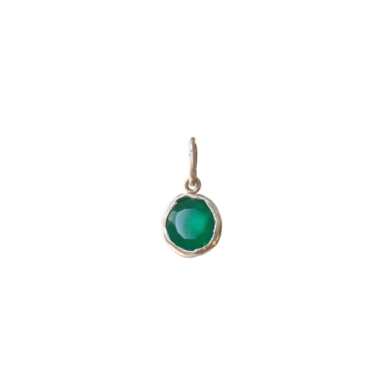 Vintage 18K Gold Plated Drip Oil Brass Pendant Charm Bar for Women