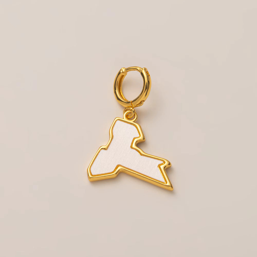 Minimalist Gold Plated Brass Pendant Necklace with Heart Moon Star Butterfly and Floral Design