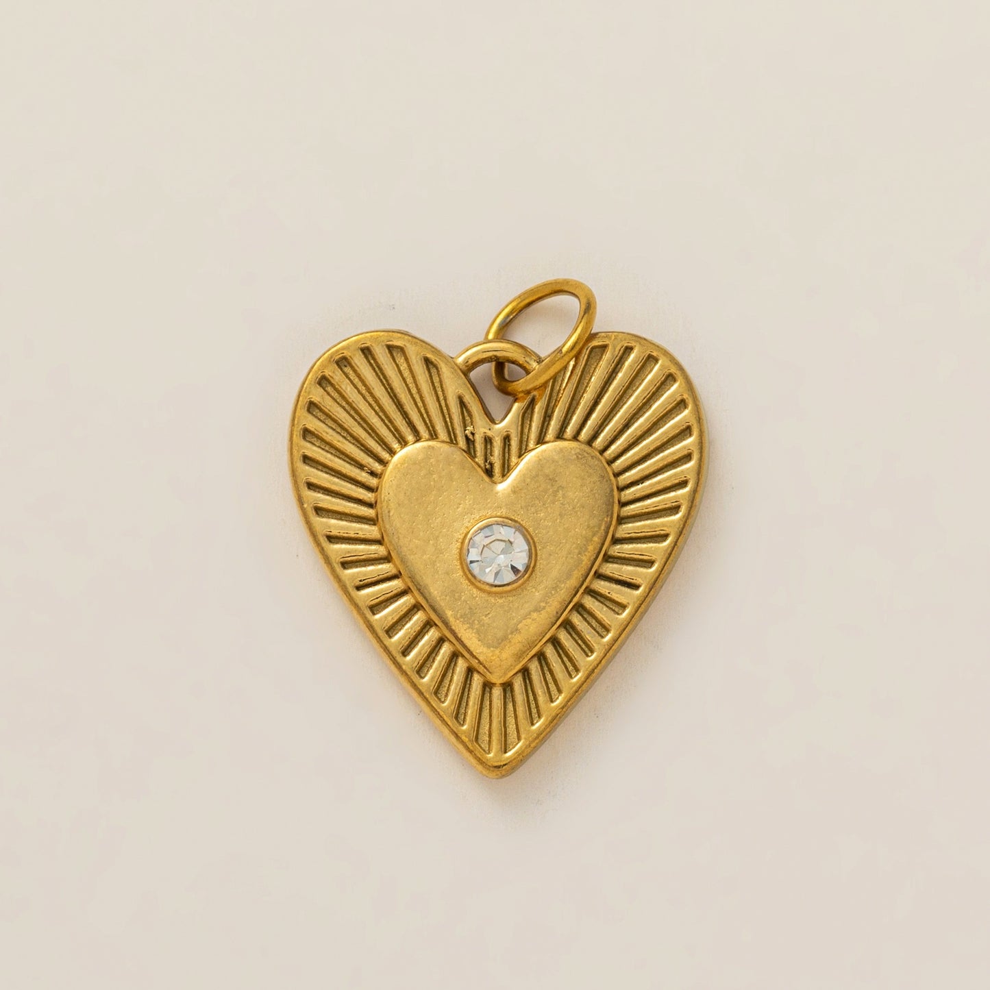 Vintage Stainless Steel Plated Heart Star Shoelace Charm Set