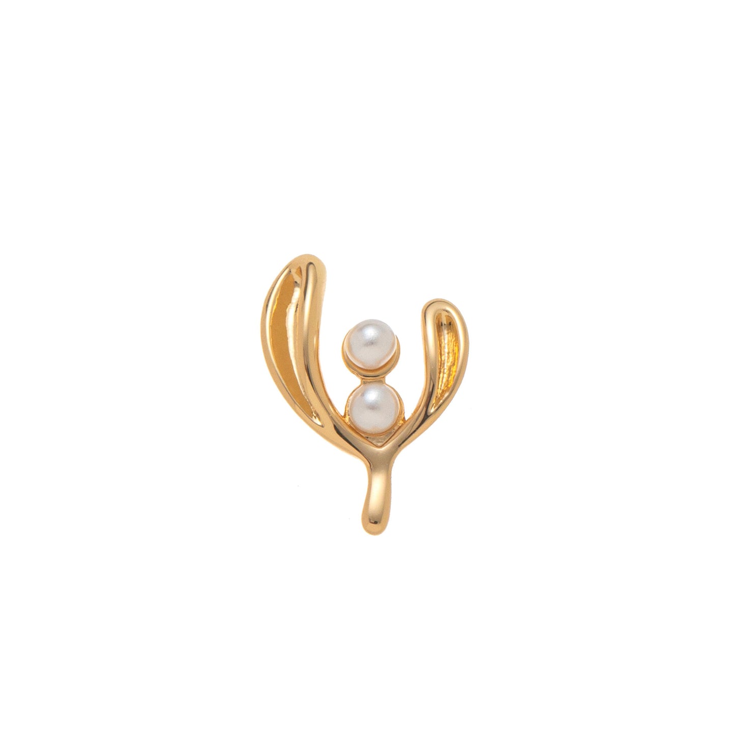Ciondolo a Medaglione Tondo Geometrico Vintage Placcato Oro 18K in Ottone e Acciaio al Titanio Charm Bar