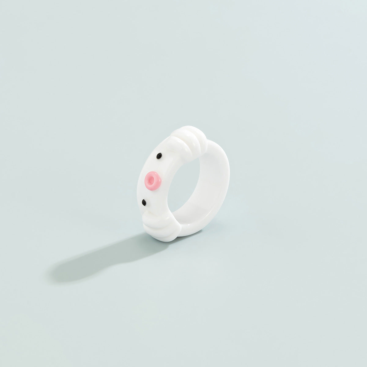Sweet Minimalist Acrylic Animal Ring