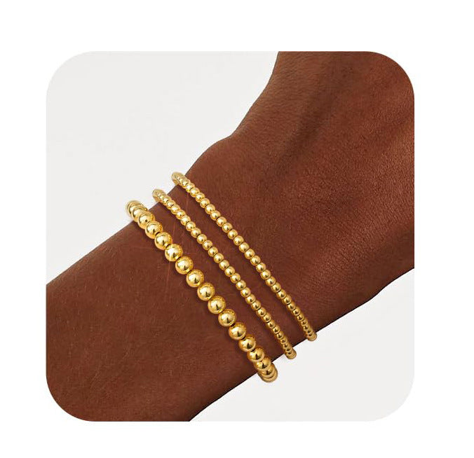 Bohemian Round Geometric Agate Bracelet for Women