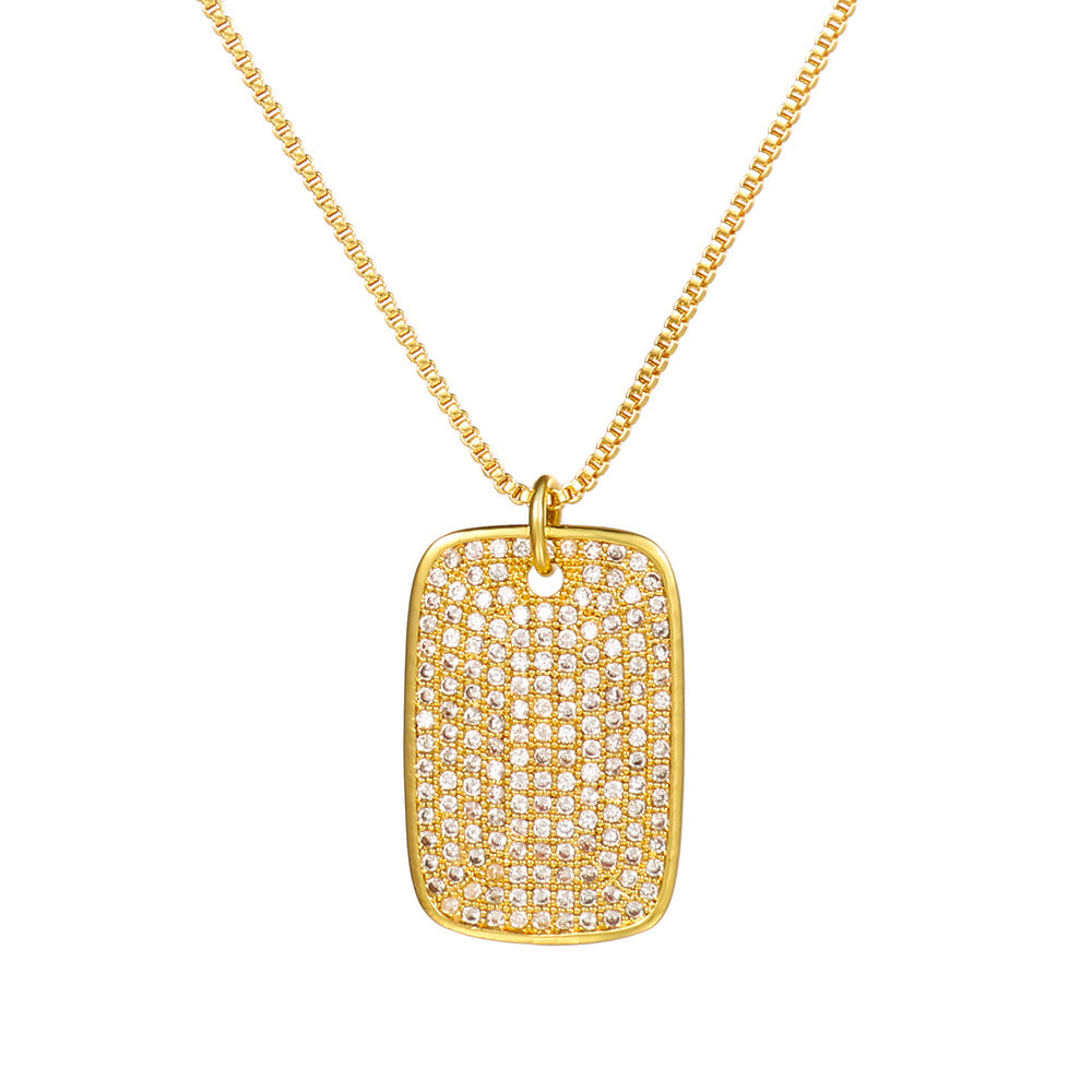 Brass Cubic Zirconia Butterfly Cross Dragonfly Heart Moon Pendant Necklace for Women with Box Chain