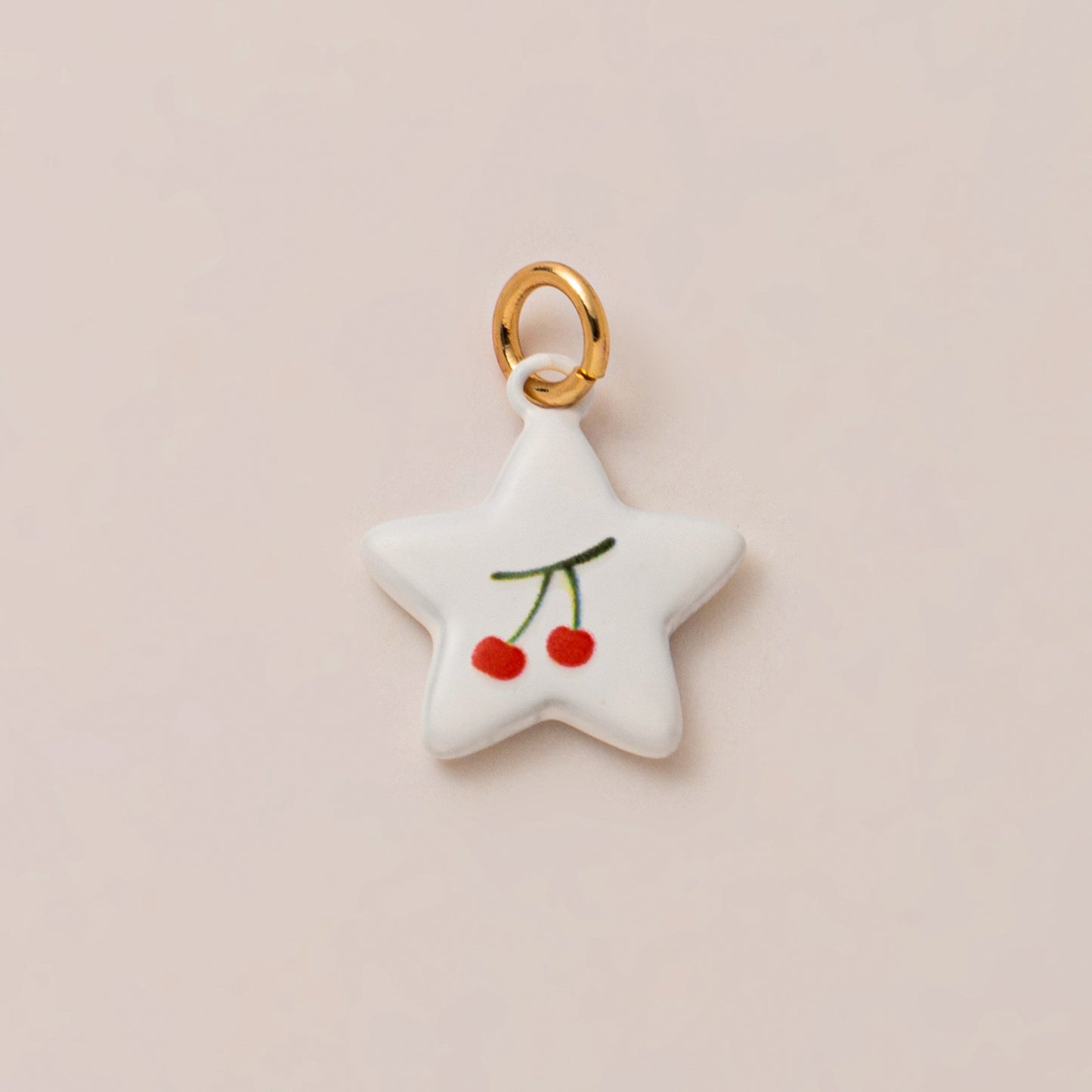 Vintage Gold Plated Brass Star Charm Bar