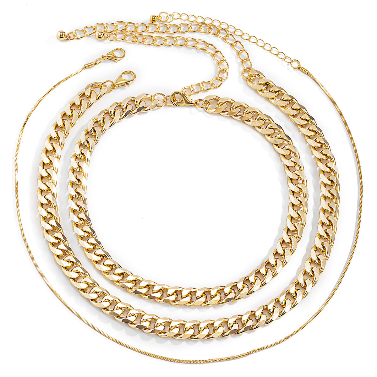 Minimalist Cross Pendant Necklace with Hollow Geometric Design in Plated Metal on Thin Snake Chain for Women