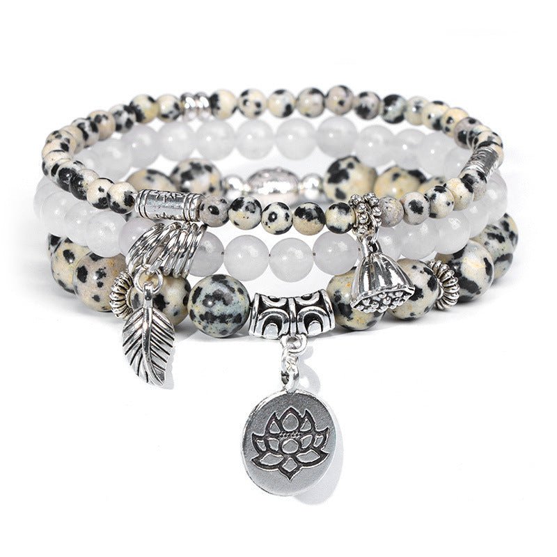 Bohemian Sweet Floral Agate Bracelet Unisex