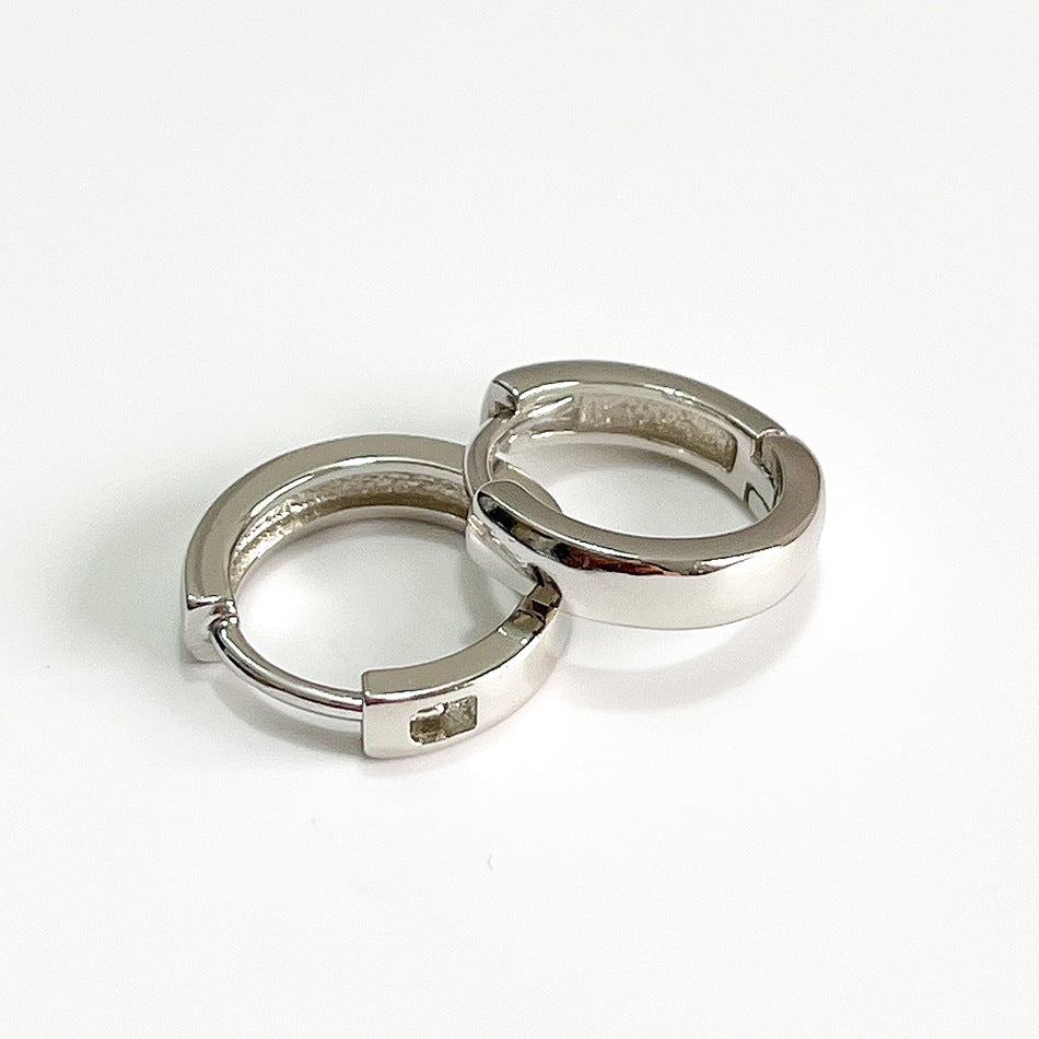 Sweet Floral Plated 925 Sterling Silver Earrings