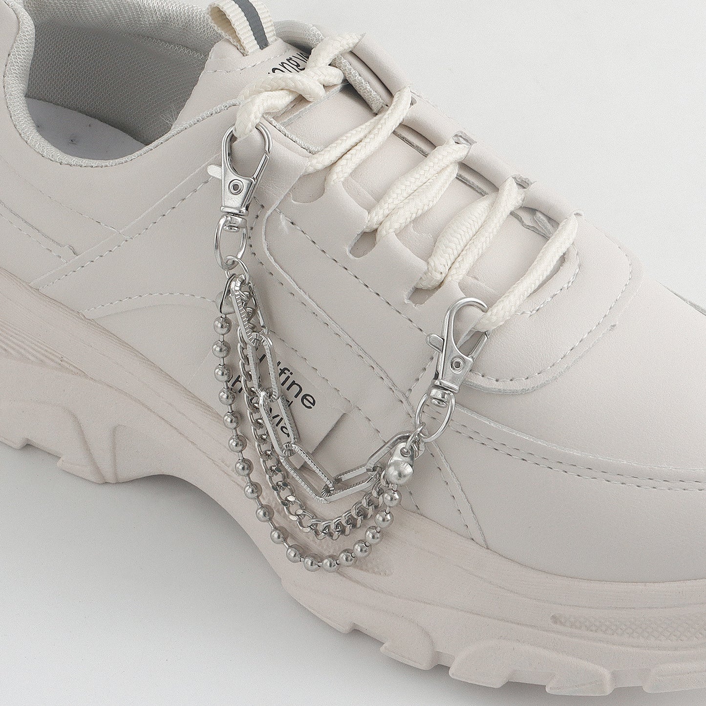 Vintage-Style Geometric Alloy Anklet with Multi-Layer Beaded Chain for Women