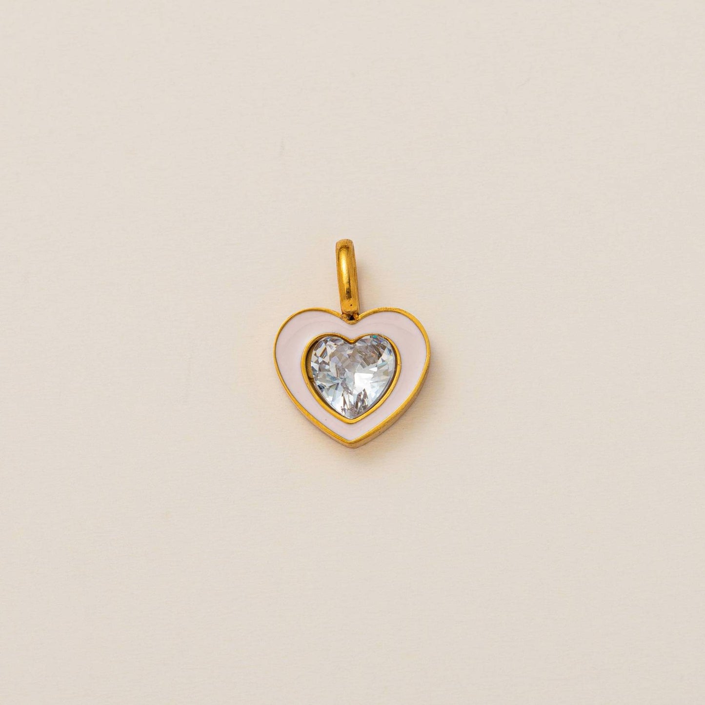 Vintage Geometric Stainless Steel PVD Gold Plated Charm Bar