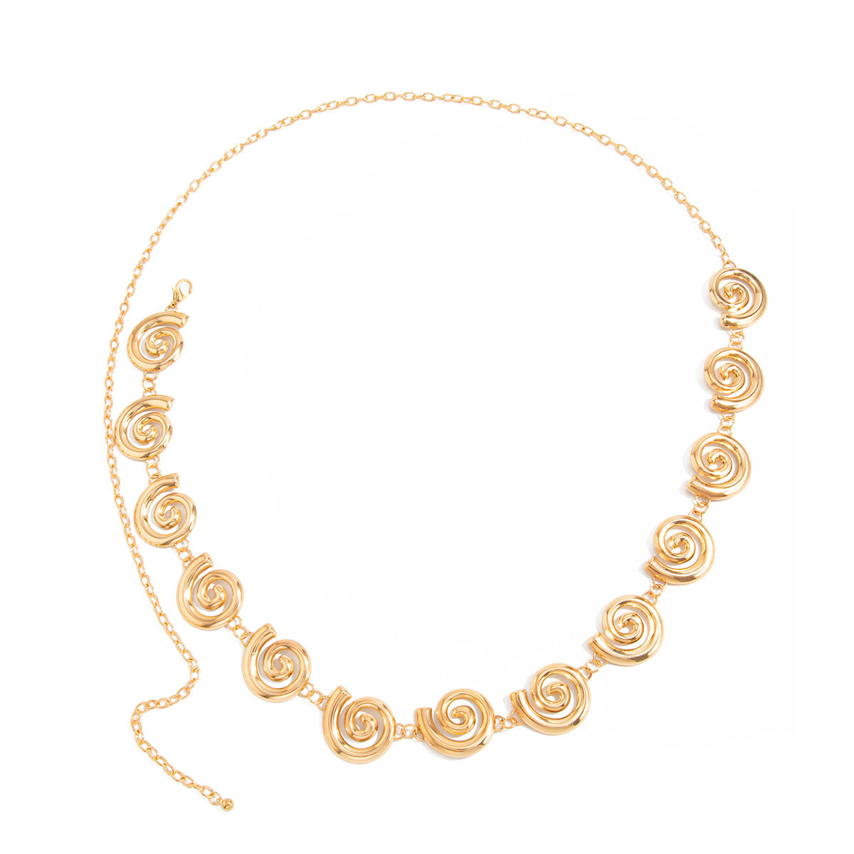Fashion Elegant Geometric Polished Iron Body Chain for Women