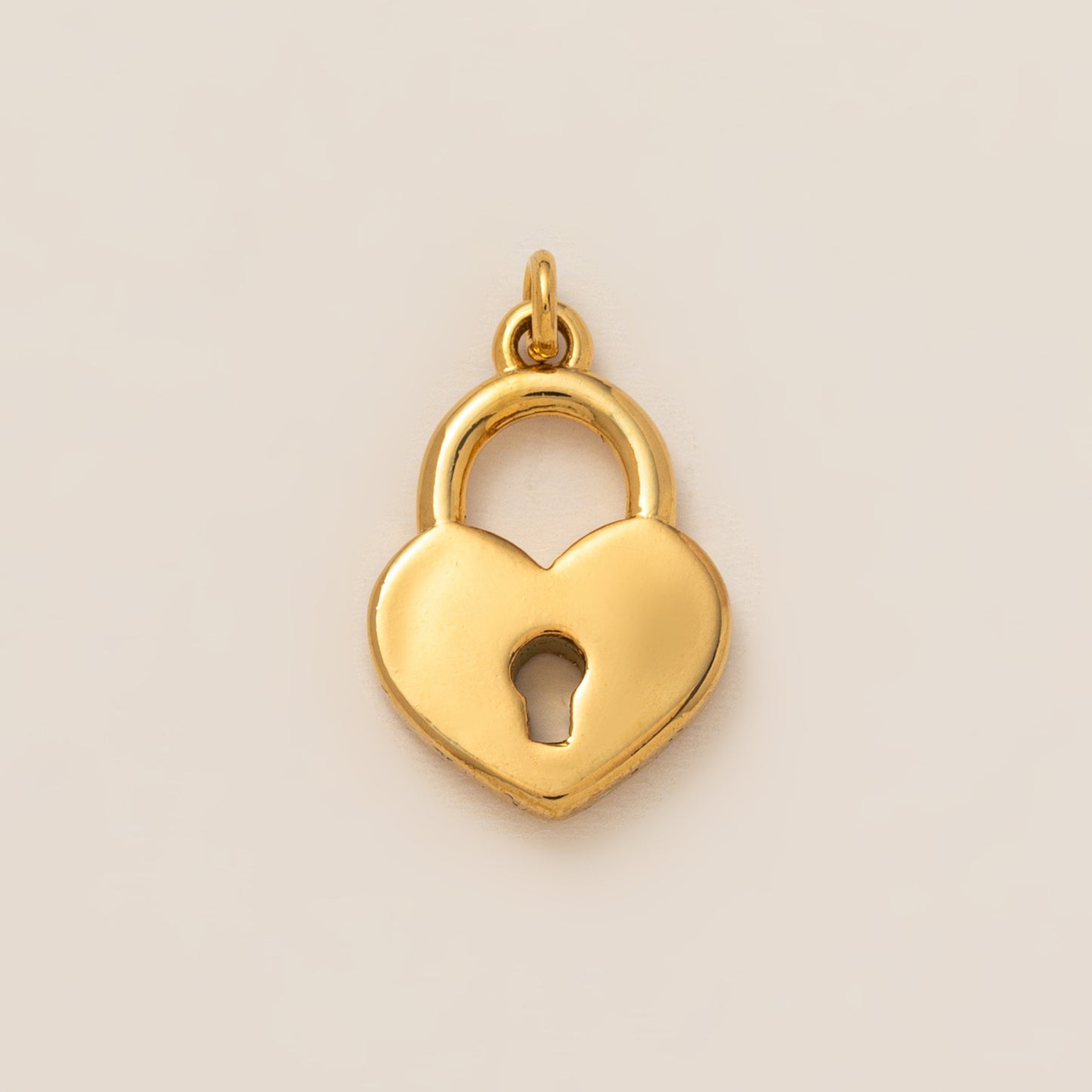 Minimalist 18K Gold Plated Brass Heart Round Square Geometric Pendant Necklace for Unisex