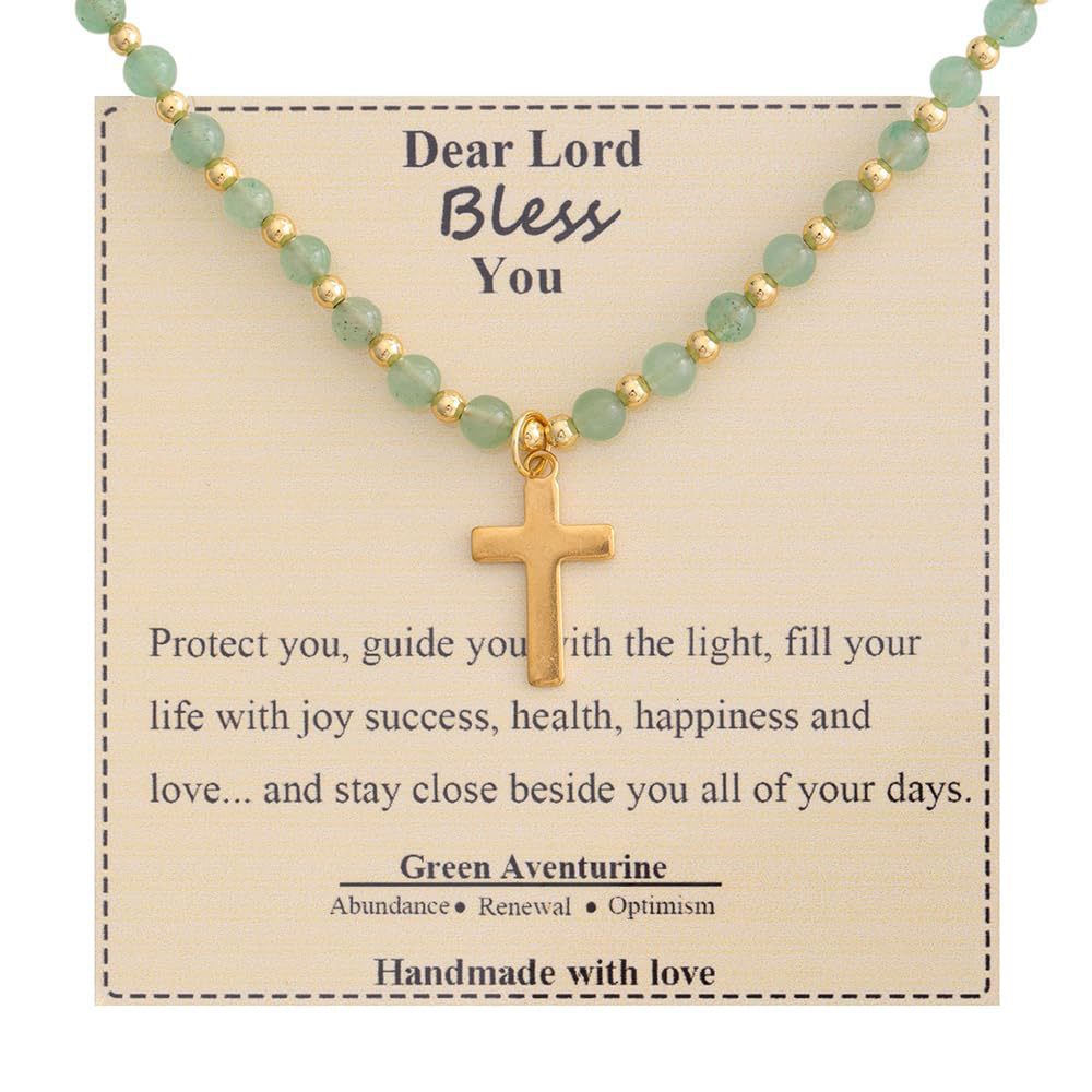 Elegant Geometric Cross Alloy Pendant Crystal Ball Chain Necklace for Women