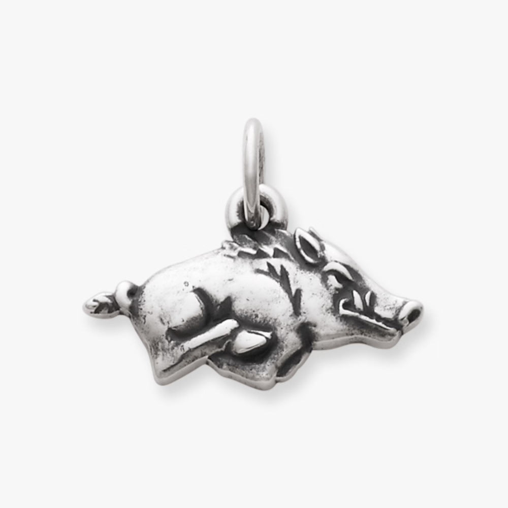 Streetwear Vintage Stainless Steel PVD Gold Plated Skateboard Shoe Charm Bar