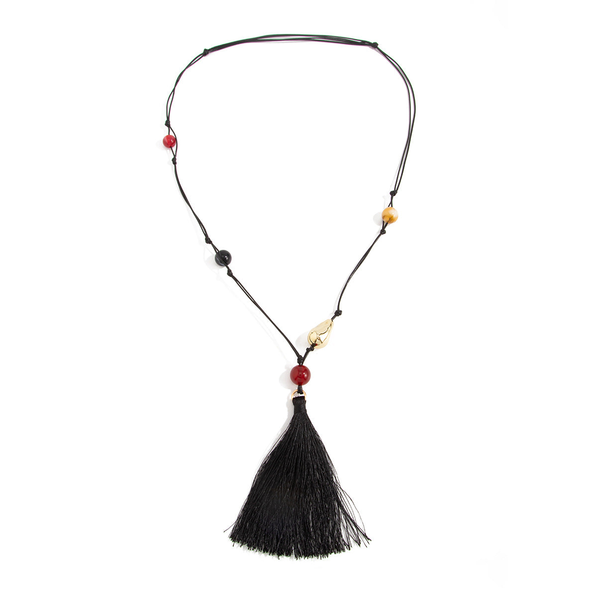 Sweet Geometric Gradient Resin Pendant Acrylic Choker Necklace for Women