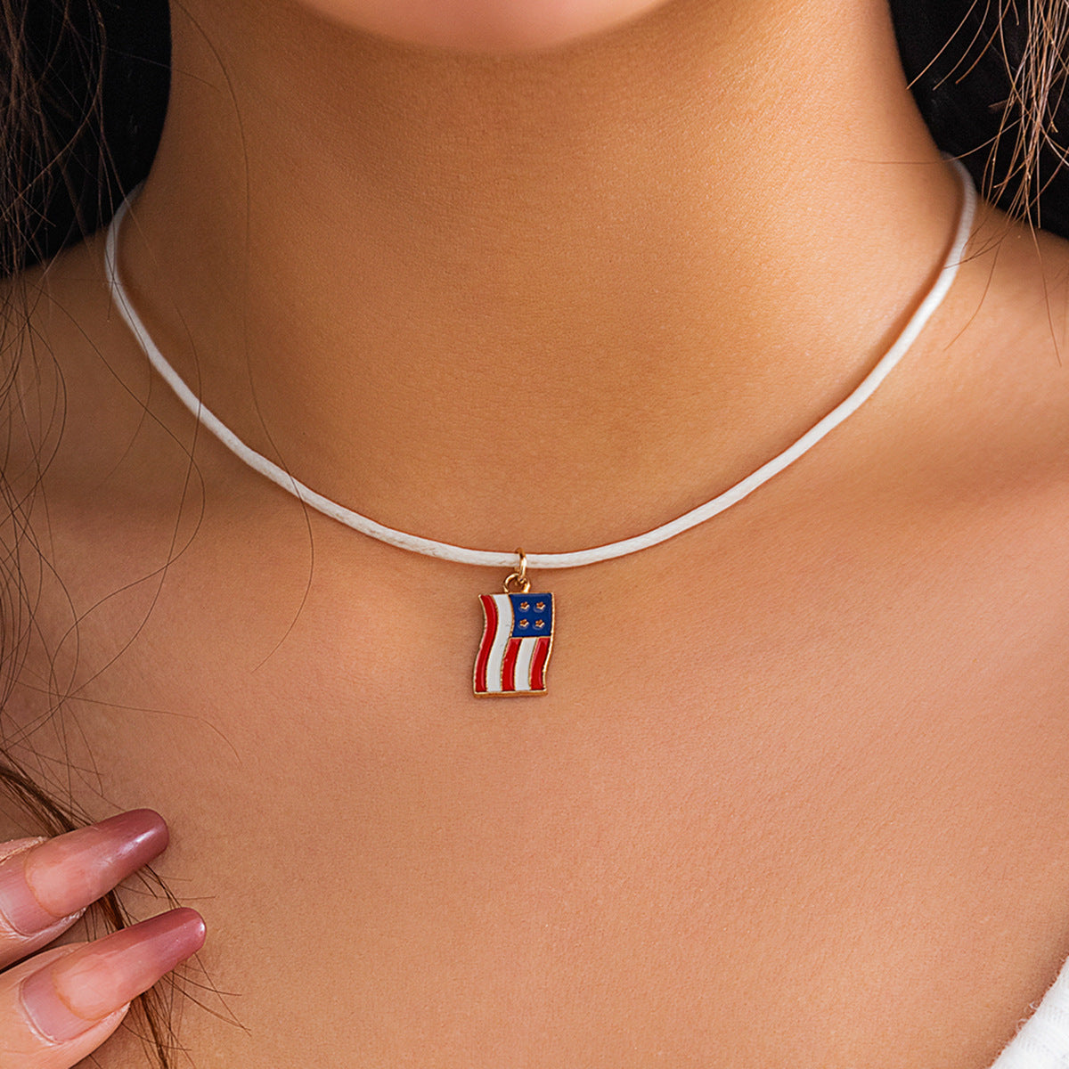 Plated Alloy Star Heart Butterfly Letter Pendant Necklace Set for Women