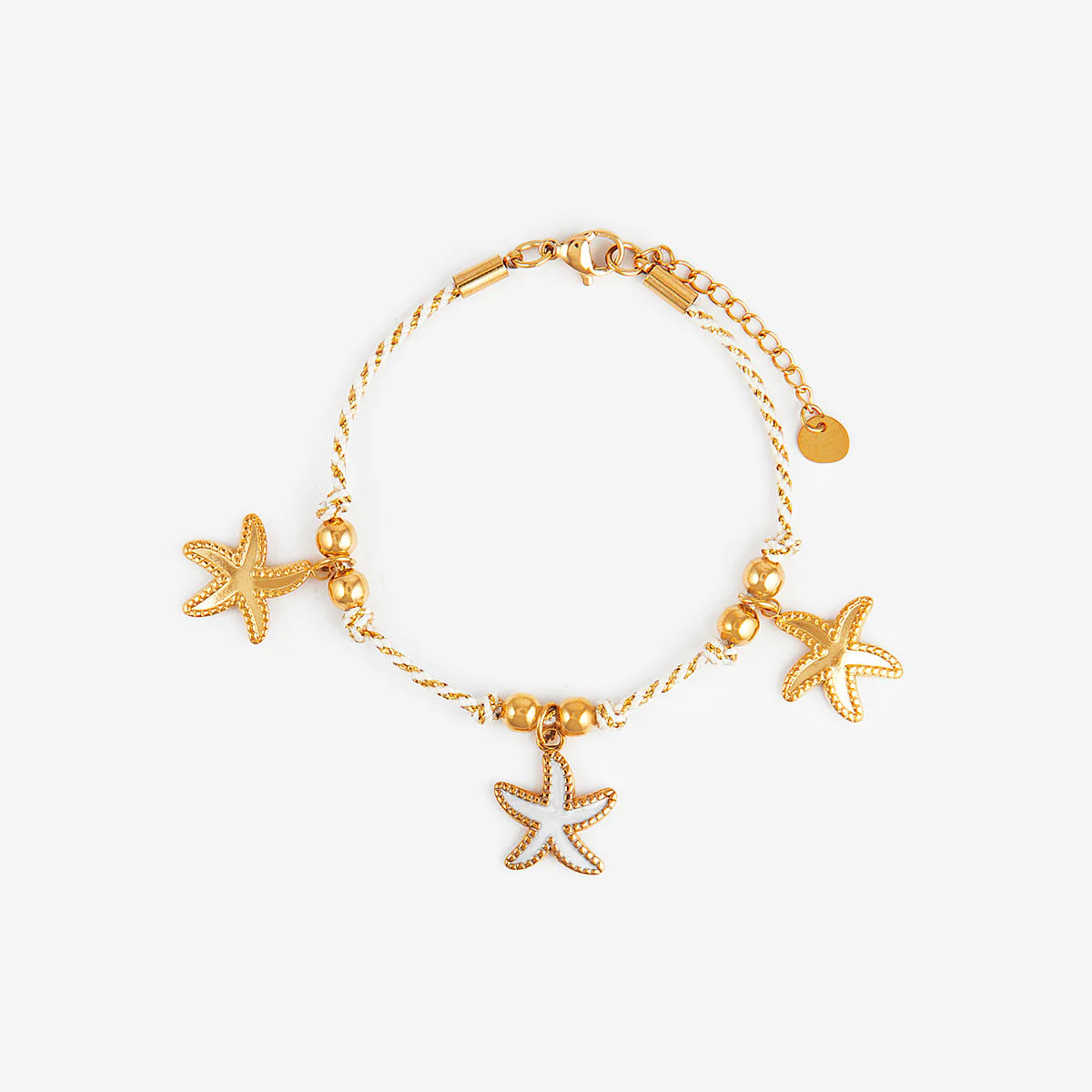 Fashion Unisex 18K Gold Plated Titanium Steel Necklace with Shell Starfish Whale Heart Pendants