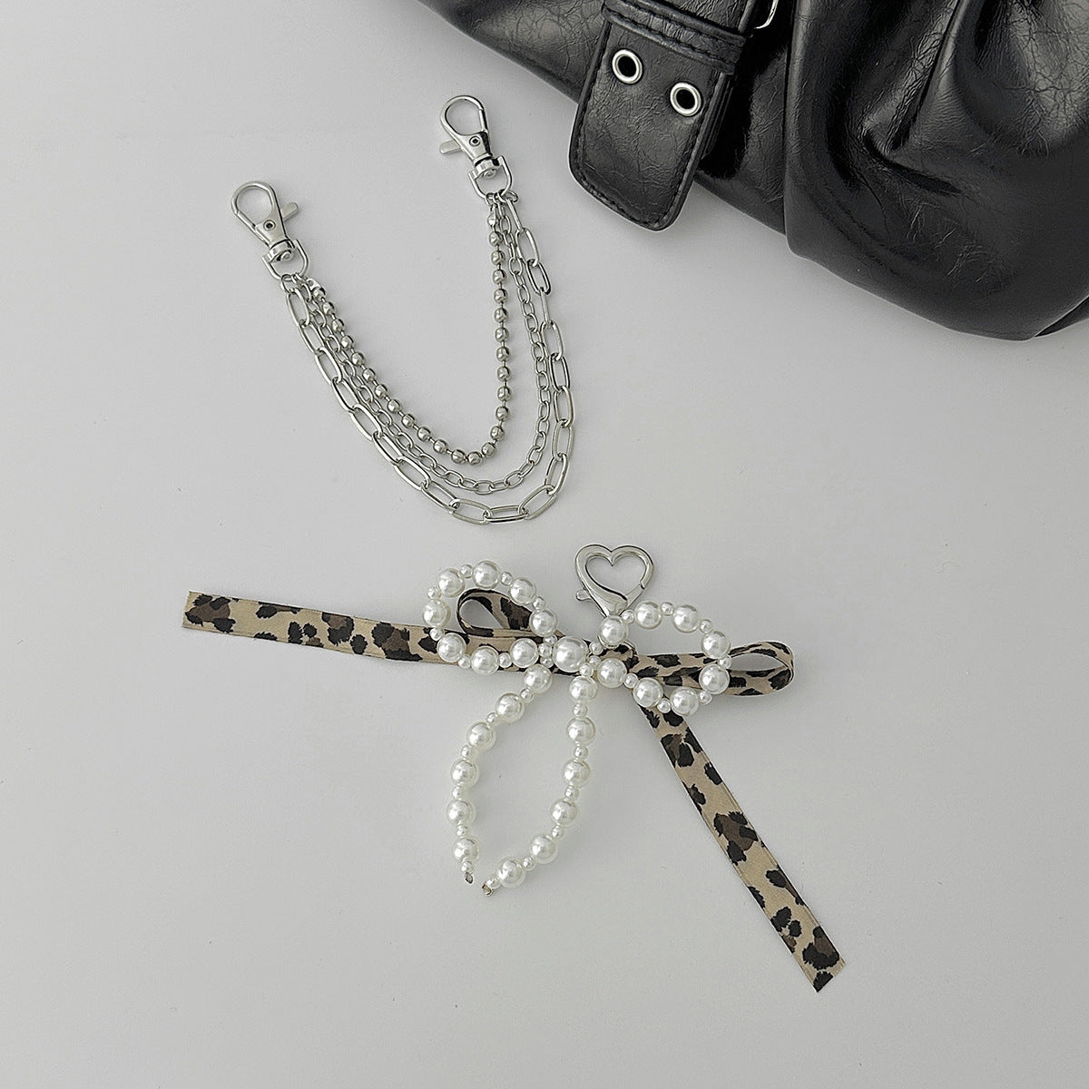Elegant Plated Zinc Alloy Star Pendant Bag Chain Charm