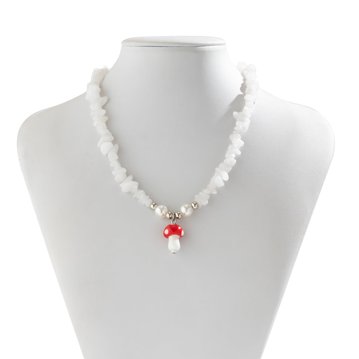 Collar con Colgante Geométrico Irregular en Forma de Estrella de Aleación con Acabado Bañado para Mujer, Diseño Caprichoso de Seta y Sol Inspirado en la Dopamina en Cadena Pavé