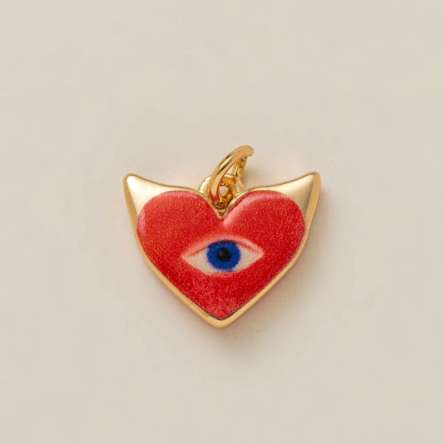 Minimalist Floral Pattern Brass PVD Plated Charm Bar