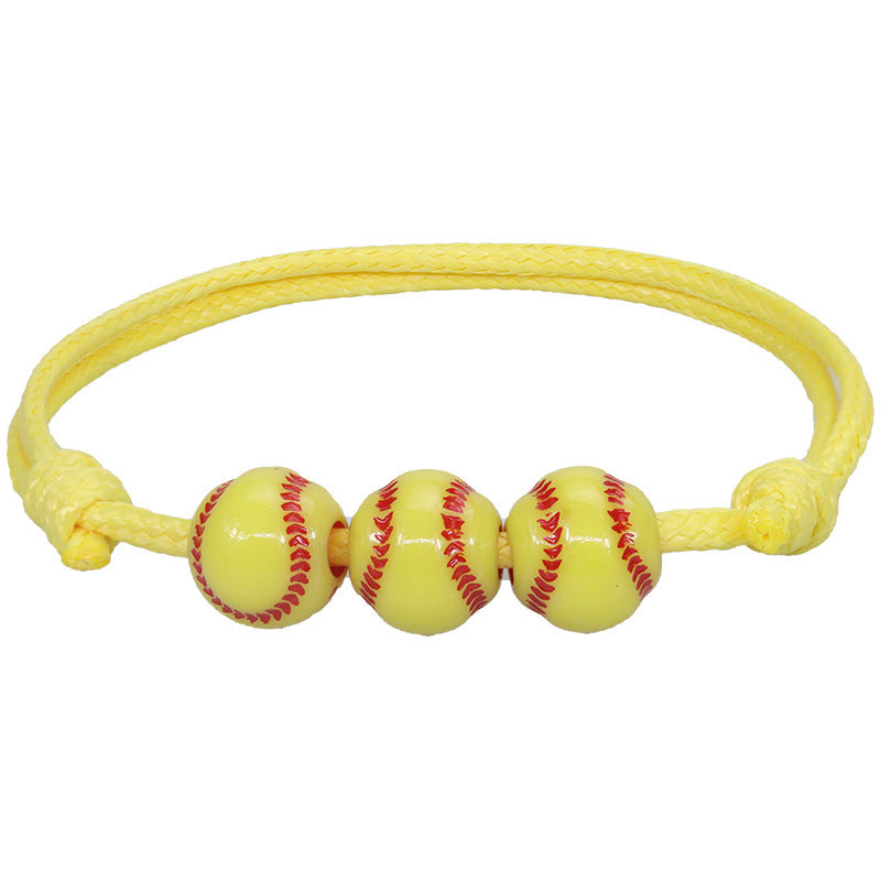 Sporty Unisex Resin Braided Bracelet