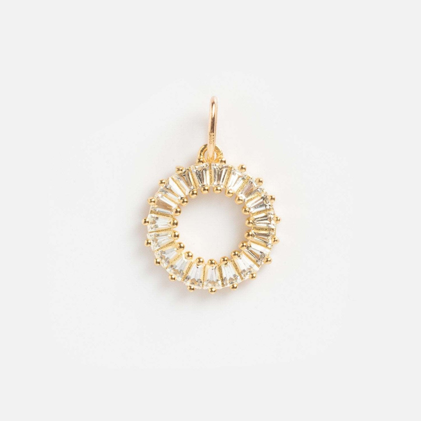 Minimalist Geometric Cubic Zirconia Pearl Inlay Brass Charm Bar with Corn Chain for Women