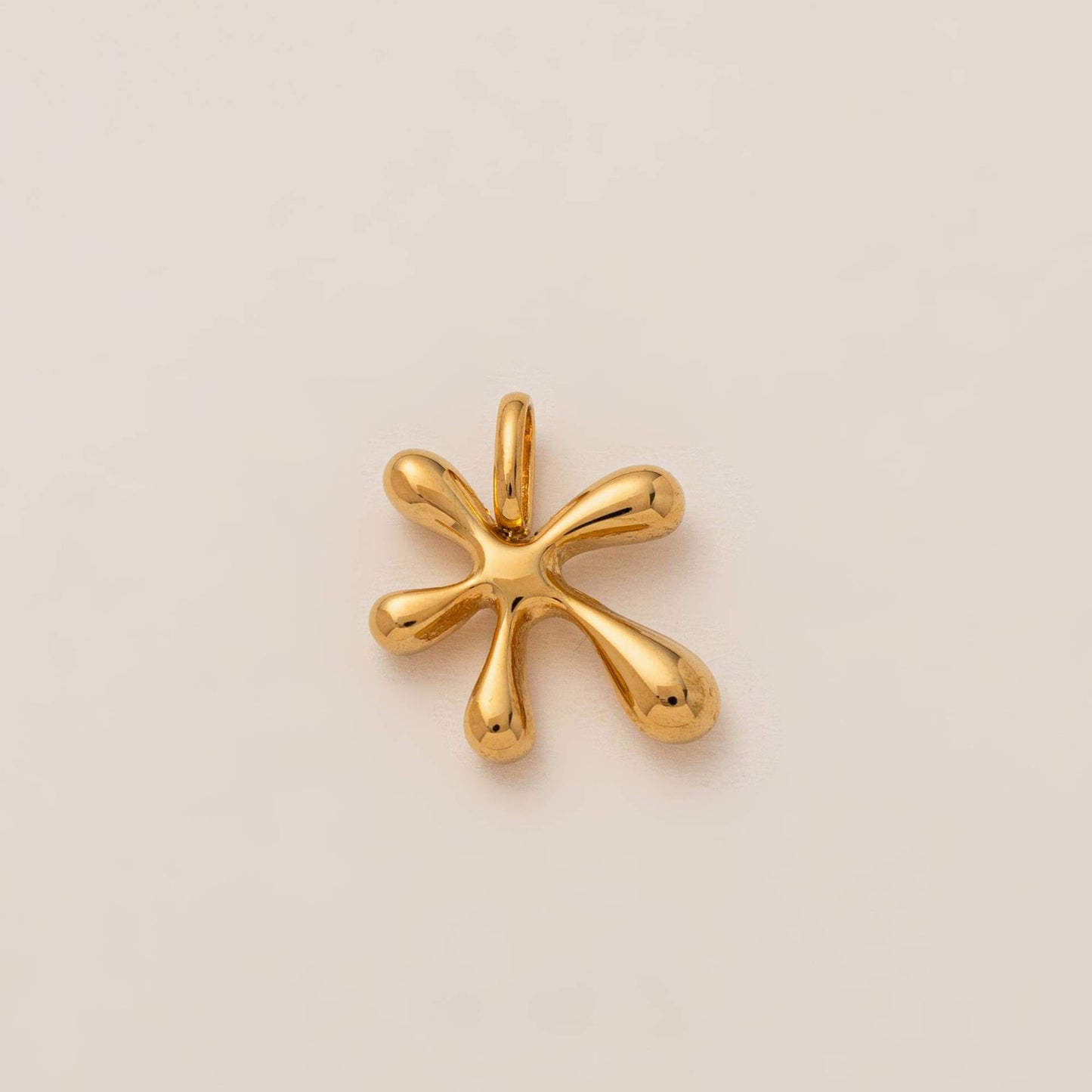 Vintage Geometric Stainless Steel PVD Gold Plated Charm Bar