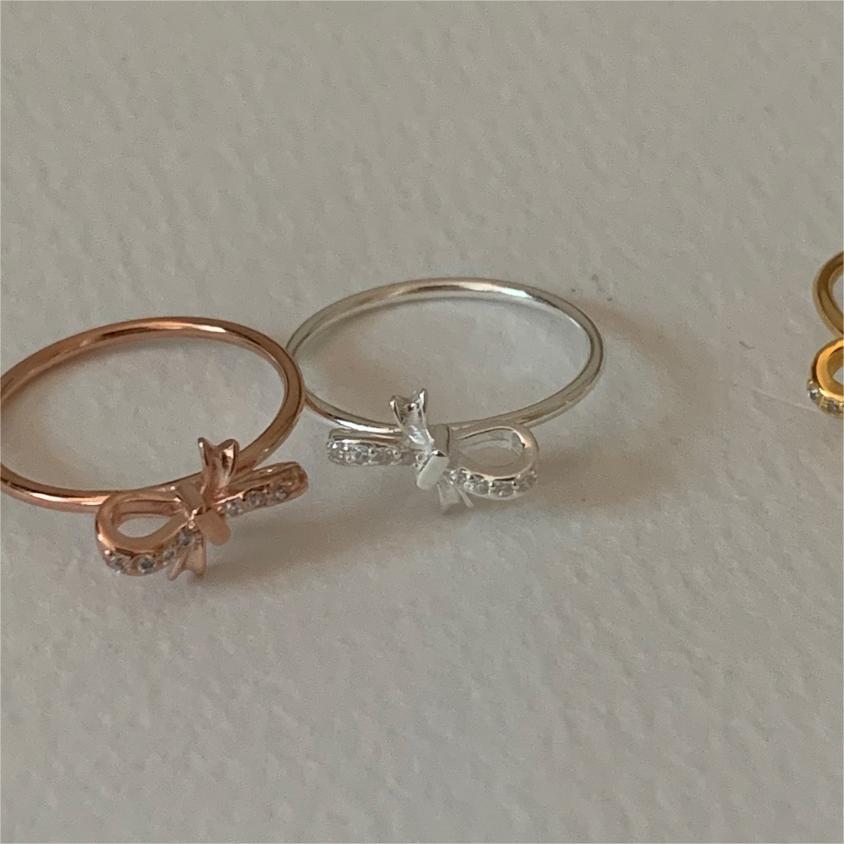 Anillo de Plata de Ley 925 Geométrica Chapado para Mujer