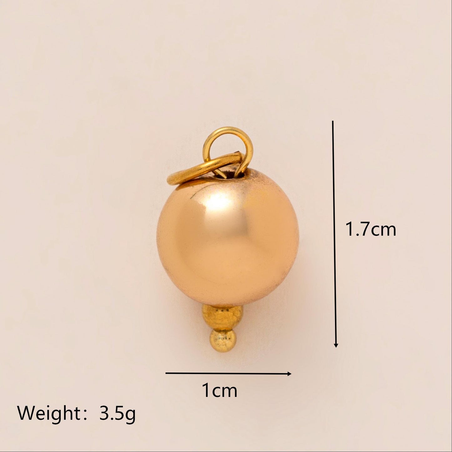 Colorful Fish Animal Stainless Steel 18K Gold Plated PVD Charm Bar Ball Chain Unisex