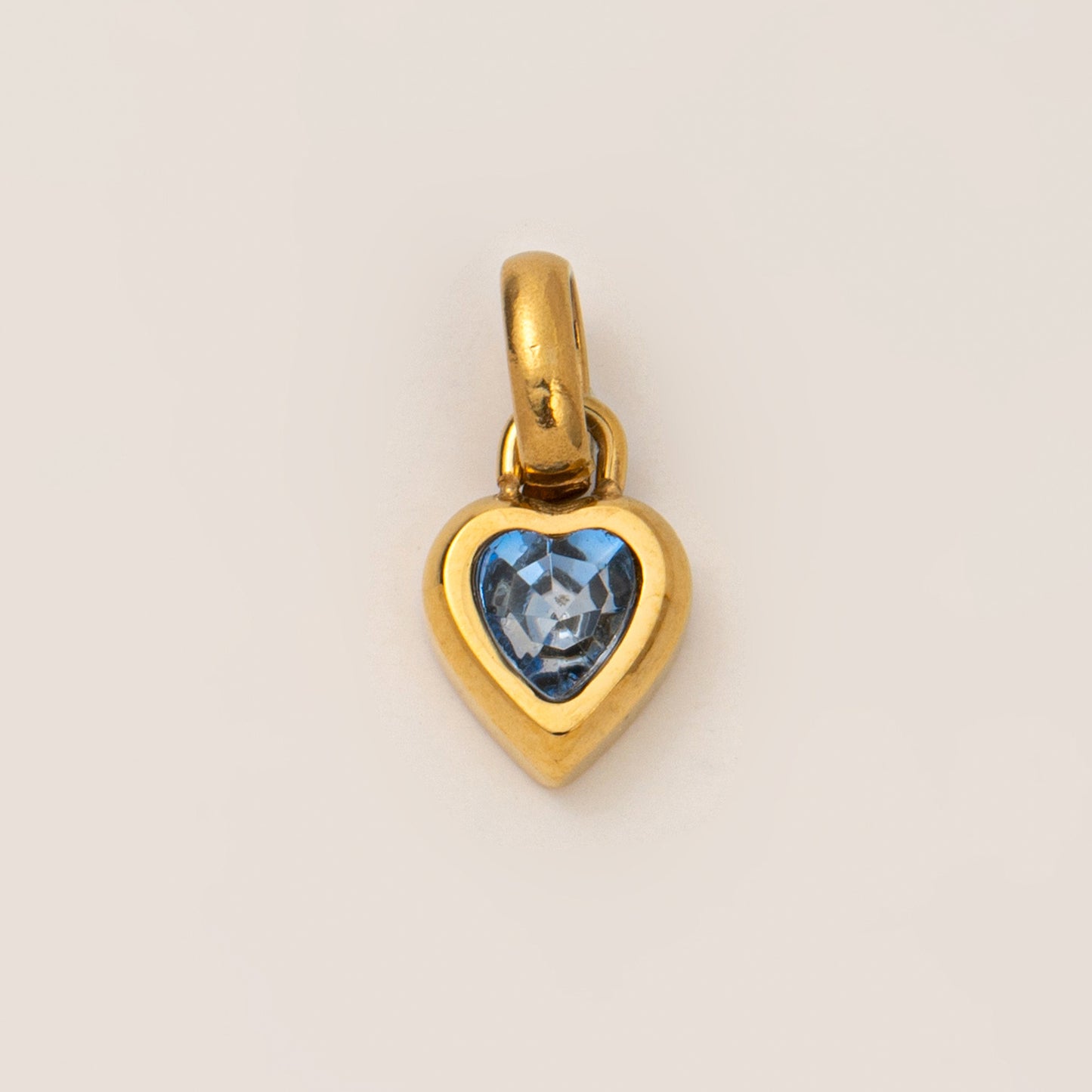 Minimalist Titanium Steel Plated Heart Letter DIY Charm Bar Pendant