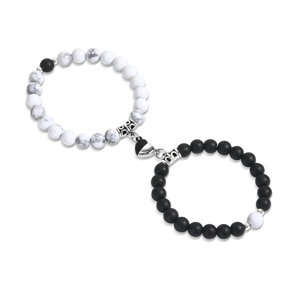 Geometric Round Turquoise Plated Bracelet Set
