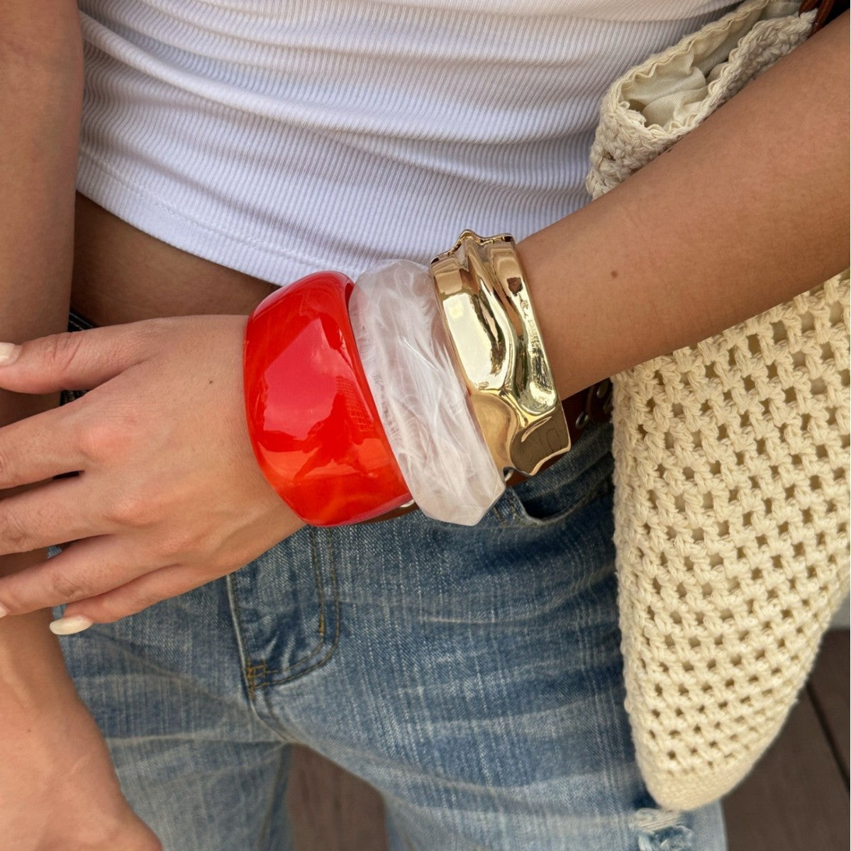 Vintage Geometric Zinc Alloy Plated Wide Cuff Bracelet for Women