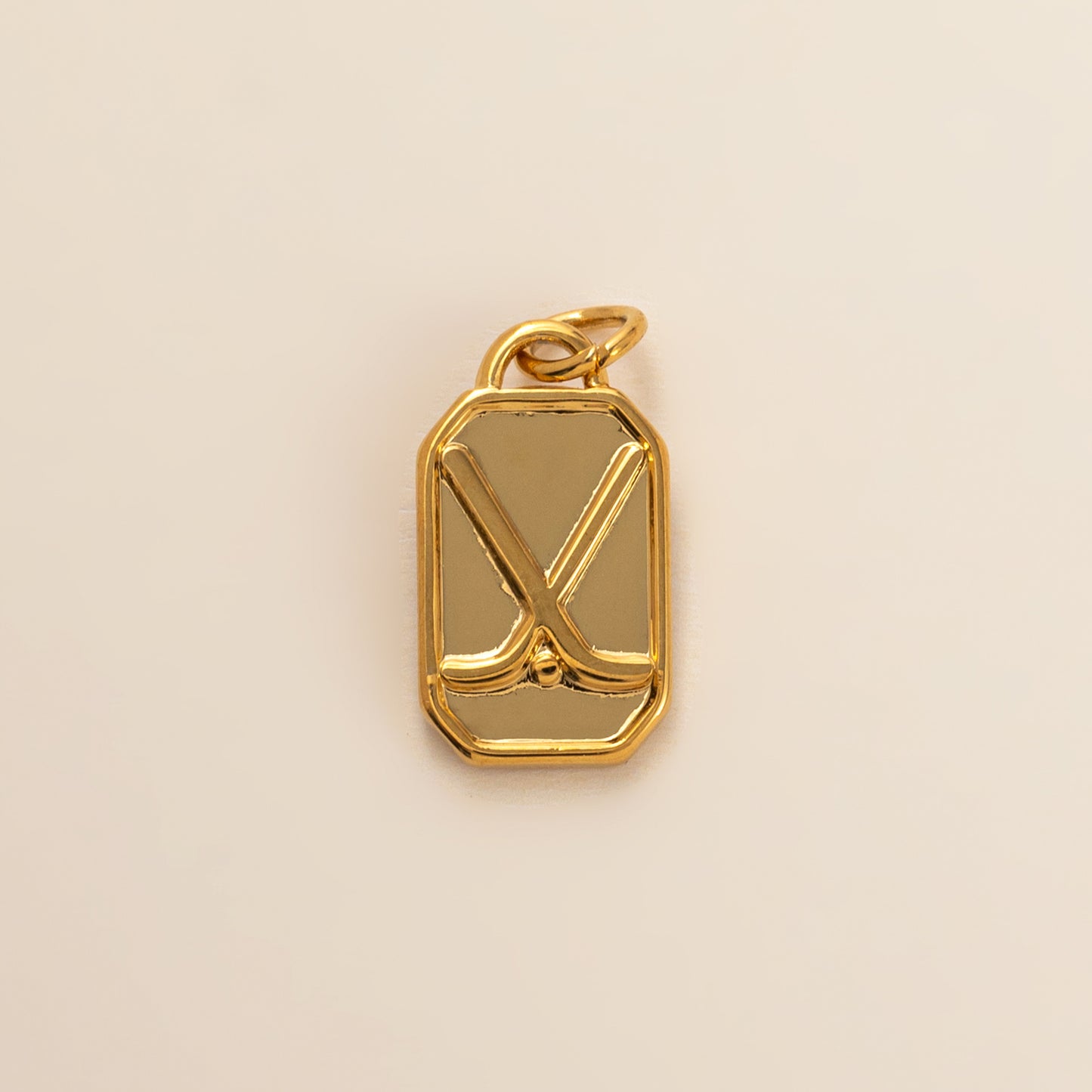 Vintage Heart Stainless Steel 18K Gold PVD Plated DIY Charm Bar