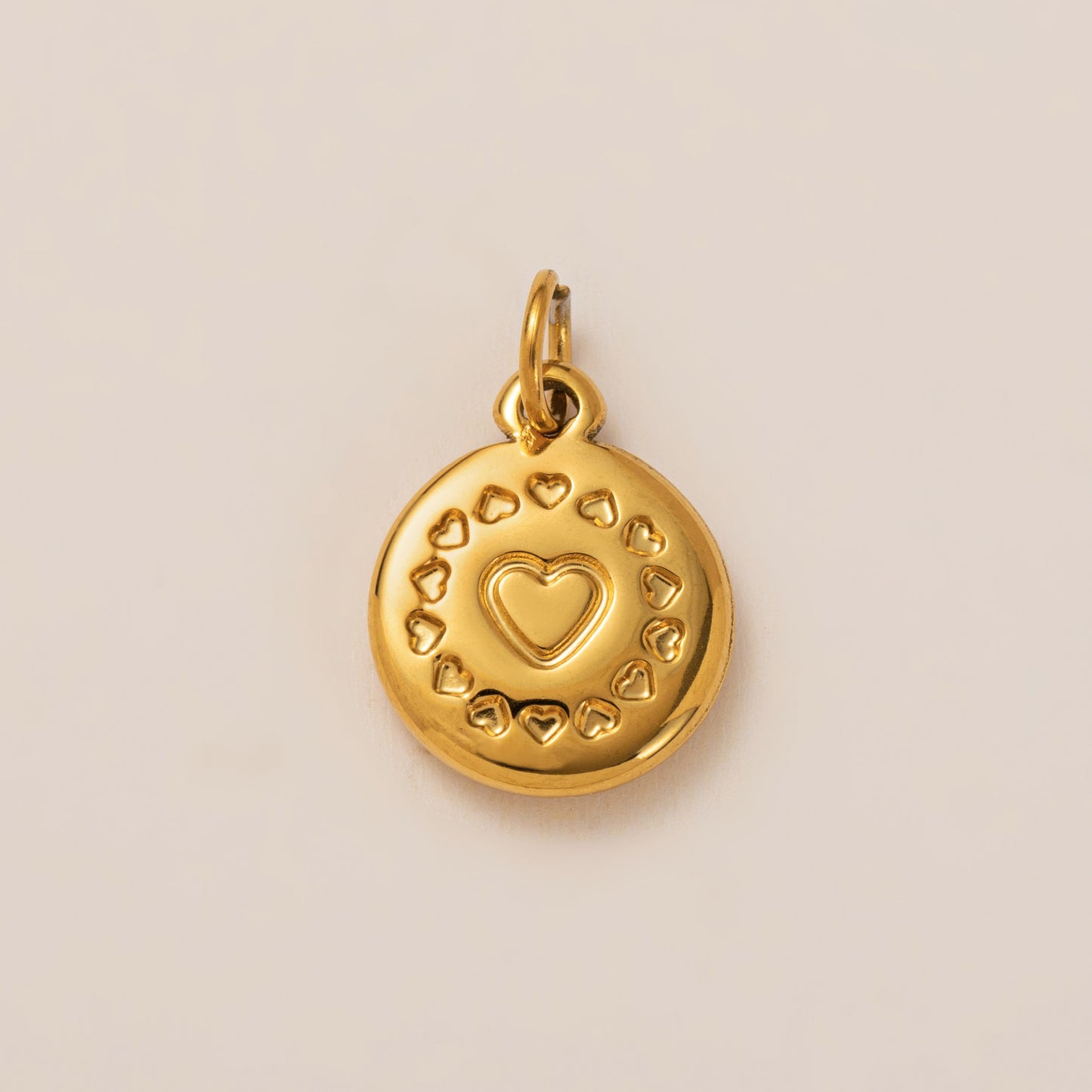 Minimalist Geometric Heart Stainless Steel PVD 18K Gold Plated DIY Charm Bar Necklace