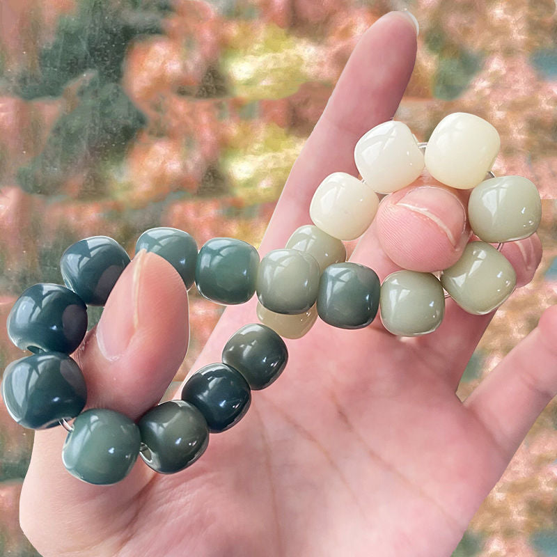 Gradient Geometric Resin Acrylic Bracelet