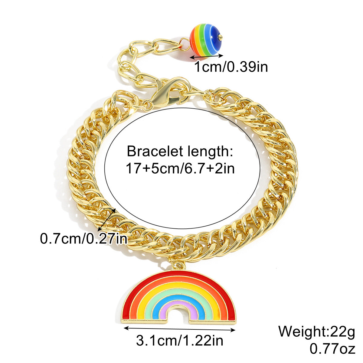 Heart Geometric Zinc Alloy Magnetic Friendship Bracelet for Women