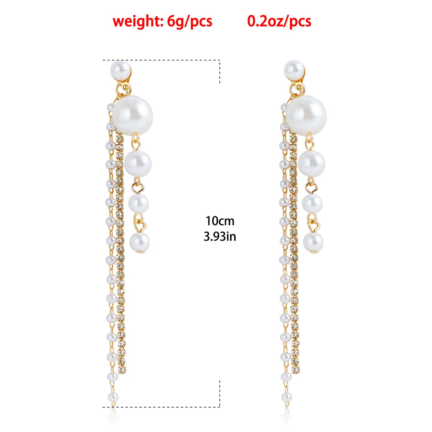 Elegant French-Style Tassel Earrings with Moon Motif in Alloy with Electroplating Finish for Women