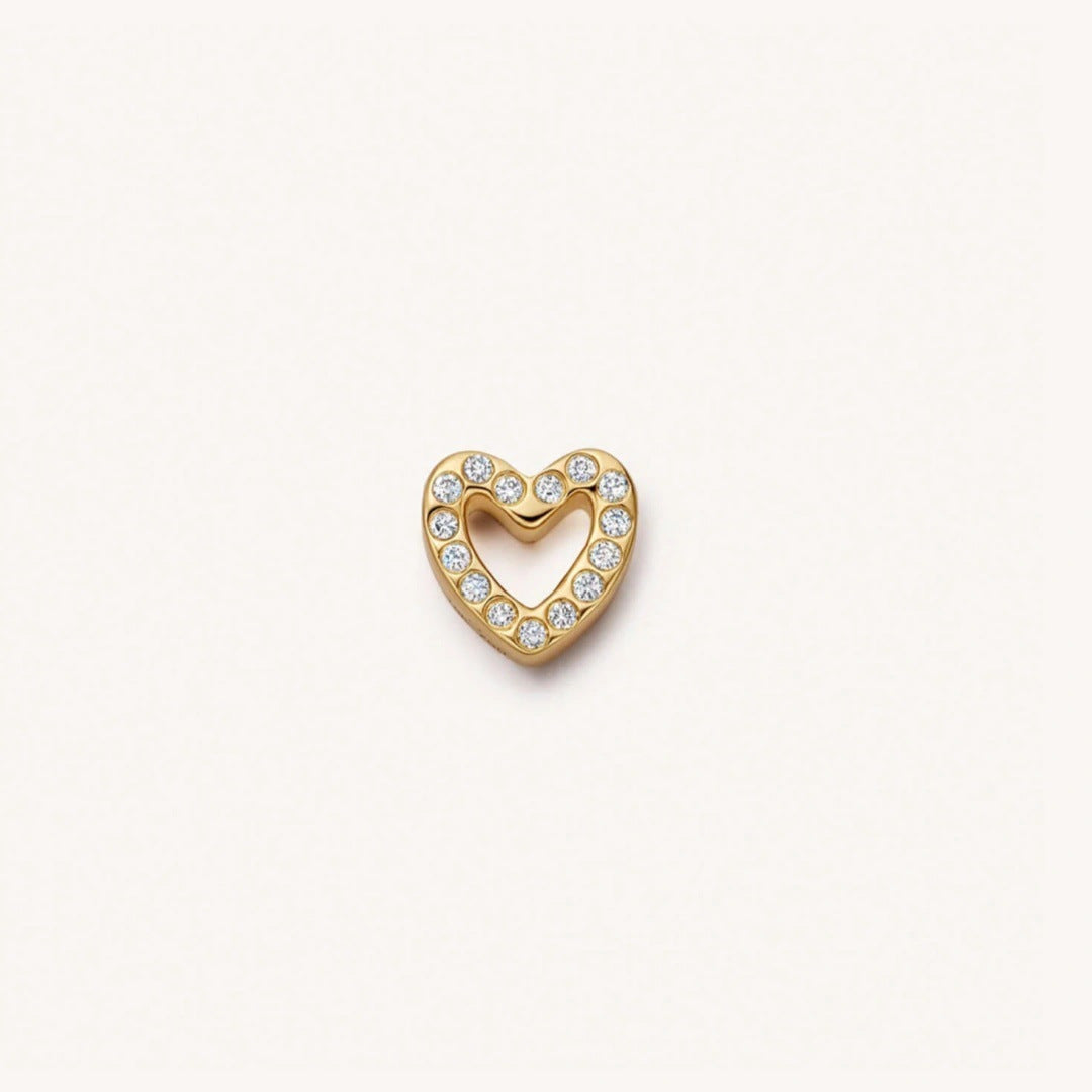Vintage 14K Gold Plated Brass Geometric Round Locket Charm Bar for DIY Necklace