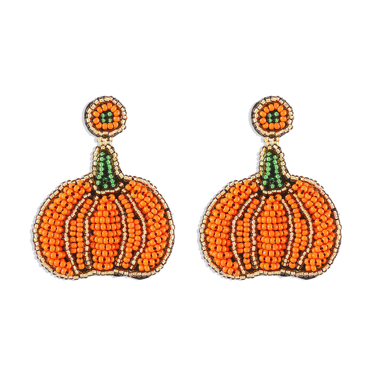 Divertidos Pendientes de Halloween de Dibujos Animados con Diseño de Calabaza, Fantasma y Calavera en Base Acrílica con Detalles de Diamantes de Imitación y Lentejuelas para Mujer