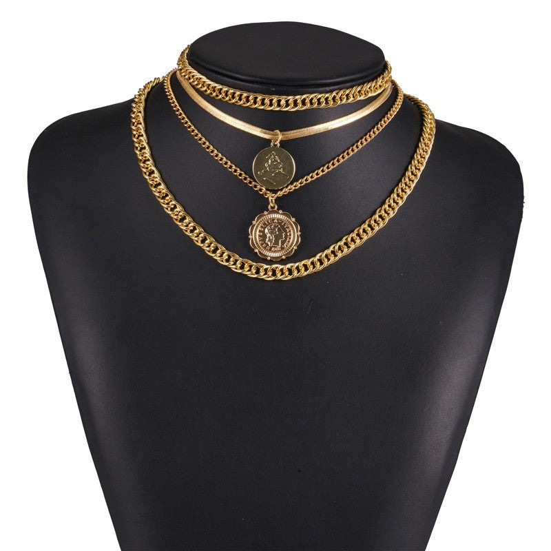 Sweet Rhinestone Inlaid Alloy Butterfly Evil Eye Bow Pendant Necklace with Curb Chain for Women