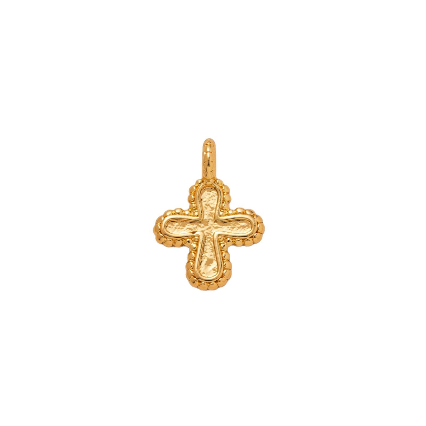 Fashion Plated Stainless Steel Cubic Zirconia Charm Bar Pendant