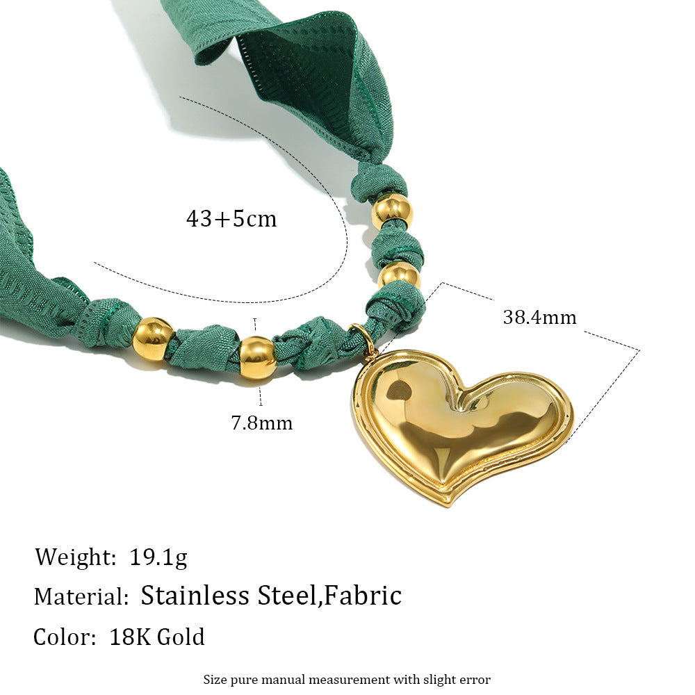 Collana pendente a forma geometrica di sole e luna stile Old Money vintage da donna in acciaio inossidabile placcato oro 18 carati